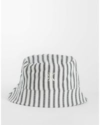 Calvin Klein - Striped Bucket Hat - Lyst