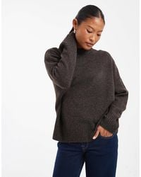 Vero Moda - Weicher oversize-pullover mit rundhalsausschnitt - Lyst