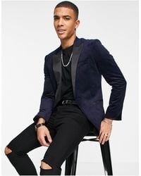 topman black blazer