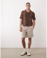 Only & Sons - Pull On Pleated Shorts - Lyst