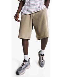 Bershka - – bermuda-joggingshorts aus cord - Lyst