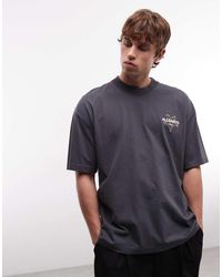 AllSaints - Pentacle Short Sleeve Embroidered Graphic Logo T-shirt With Back Print - Lyst