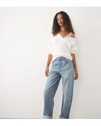 ASOS - Asos Design Tall High Rise Relaxed Cuffed Jeans - Lyst