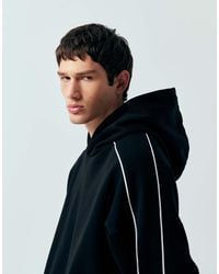 ASOS - Extreme Oversized Boxy Hoodie With Piping - Lyst