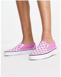 nude checkered vans
