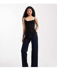 ASOS - Asos Design Petite Comfort Stretch Straight Leg Jeans - Lyst