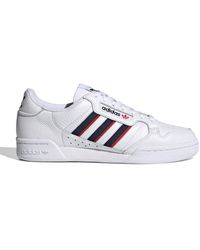 adidas Originals Leather Continental 80's Tfl Piccadilly Jubilee Line  Trainers in White for Men | Lyst UK