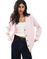 Cotton On - Cárdigan Rosa Pastel De Corte Cuadrado Everything Luxe De Cotton On - Lyst