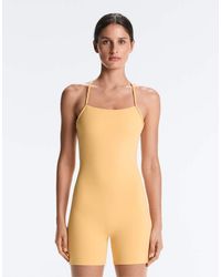 Oysho - Comfortlux Braided Short Jumpsuit - Lyst