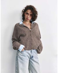 Pull&Bear - Weiche strickjacke - Lyst