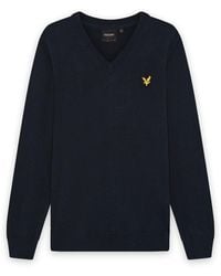 Lyle & Scott - Mid Knits Knitted V-Neck Jumper - Lyst