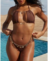 Moda Minx - X Savannah-shae Richards Maria Coin High Waist Bikini Bottom - Lyst