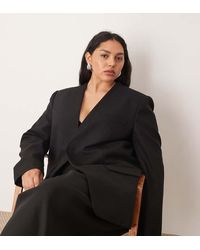 ARRANGE - Americana Negra Sin Solapas Ultimate De Curve - Lyst