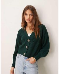 Jdy - V Neck Button Up Cardigan - Lyst