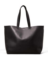 Calvin Klein - – tragetasche aus leder - Lyst