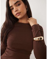 ASOS - Clean Fitted Long Sleeve Top - Lyst