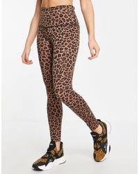 Nike - One Dri-fit High Rise Leopard Print leggings - Lyst