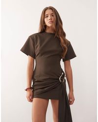 Lioness - – martini – strukturiertes, hochgeschlossenes minikleid - Lyst