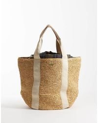Barbour - Woven Beach Tote Bag - Lyst