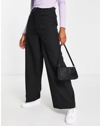 New Look Tailored Wide Leg Trouser - Black