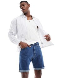 JJ Rebel - Turn Up Denim Short - Lyst