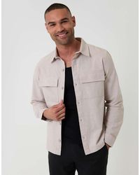Threadbare - Linen Blend Lightweight Shacket - Lyst