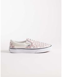 Vans - Sneakers Senza Lacci A Scacchi Con Strass - Lyst
