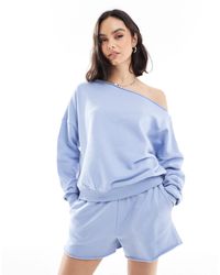 Cotton On - Cotton on - sweat coupe classique asymétrique d'ensemble en polaire - cendré - Lyst