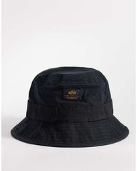 Alpha Industries - Logo Bucket Hat - Lyst