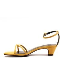 OFF THE HOOK - Holborn - sandales à petit talon carré en cuir - Lyst