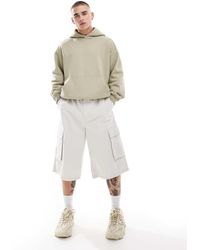 Cotton On - Pantalones Cortos Cargo Muy Holgados De Cotton On-Blanco - Lyst