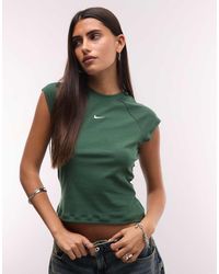 Nike - Chill Ribbed Knit Top - Lyst