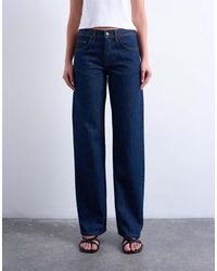 TOPSHOP - Ember Low Rise Straight Leg Jean - Lyst