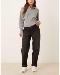 ASOS - High Rise Relaxed Mom Jean - Lyst