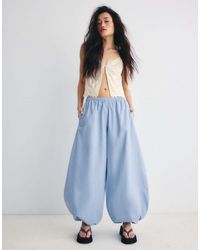 Stradivarius - Poplin Volume Trousers - Lyst