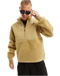 The North Face - – platte high pile – schweres fleece-sweatshirt - Lyst