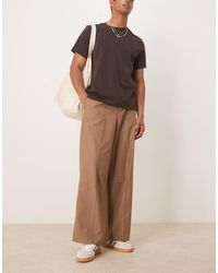 ASOS - Horseshoe Fit Smart Trousers With Front Pintuck - Lyst