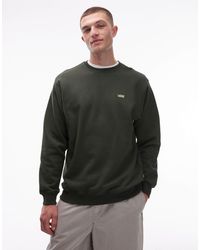 Vans - Left Chest Logo Loose Fit Sweatshirt - Lyst