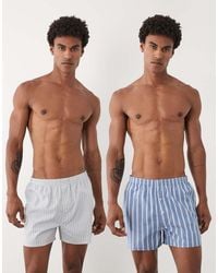 ASOS - 2 Pack Woven Boxers - Lyst