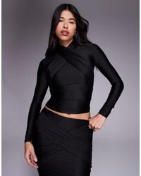 Ruched & Ready - – looked twice – geformtes neckholder-oberteil - Lyst