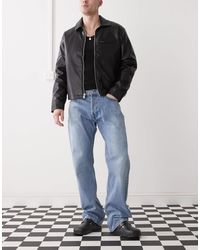 Weekday - Meteor - jean droit taille basse coupe décontractée - clair - Lyst