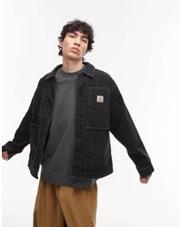 Carhartt - Og Double Front Denim Jacket - Lyst
