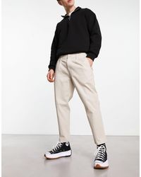 Only & Sons - Slim Fit Cropped Chinos - Lyst