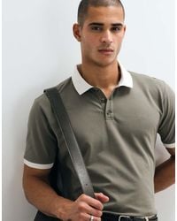 Abercrombie & Fitch - Ypb Short Sleeve Polo With Contrast Collar - Lyst