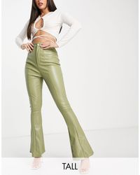 Missguided Leather Pants for Women - Up 