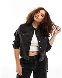 ASOS - Asos design curve – westernjacke aus denim - Lyst