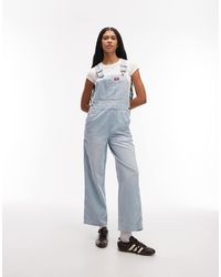 Dickies - Losse Denim Tuinbroek - Lyst