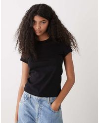Weekday - 90s Baby Tee - Lyst
