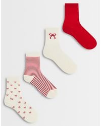 Lindex - 4 Pack Socks - Lyst