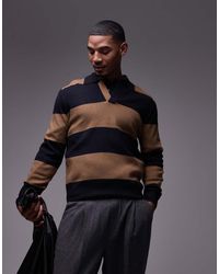 Mango - Rugbyshirt Met Strepen - Lyst